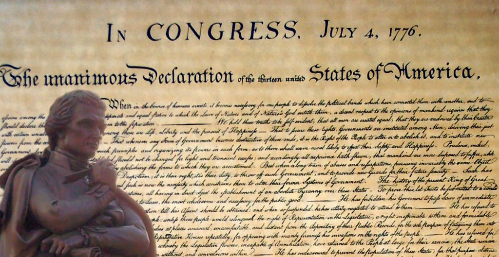 Thomas Jefferson altered one word in the Declaration of Independence to set the course of American history.